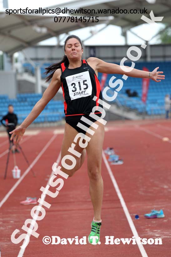Womens  senior long jump, Northern Senior and Under-20s Track and Field Champs., Manchester. Photo: David T. Hewitson/Sports for All Pics
